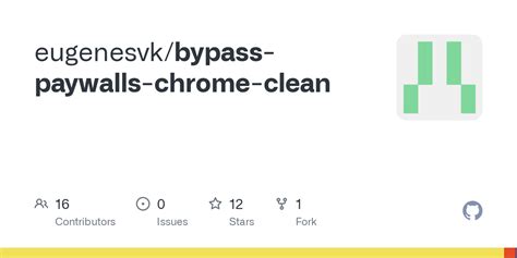 paywall bypass github|Bypass Paywalls Clean for Chrome